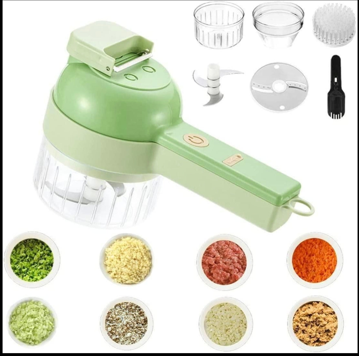 4 in 1 Portable Electric Vegetable Cutter Set